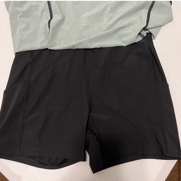 NWT Athleta Blue Printed Infinity Dress Size Medium - Picture 11 of 11